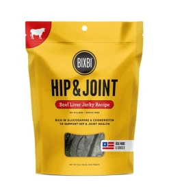 Bixbi Hip and Joint Beef Liver Jerky Dog Treats - 5 Oz