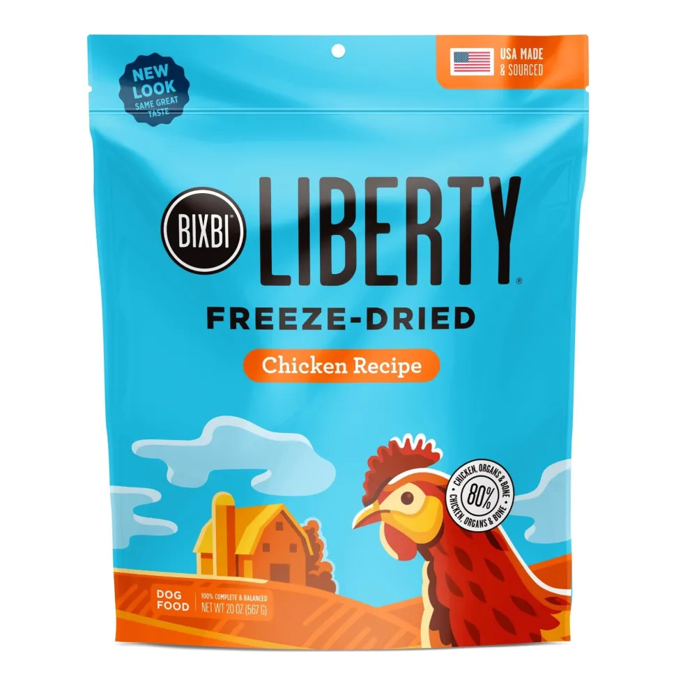 Bixbi Liberty Chicken Recipe Freeze-Dried Dog Food - 20 Oz