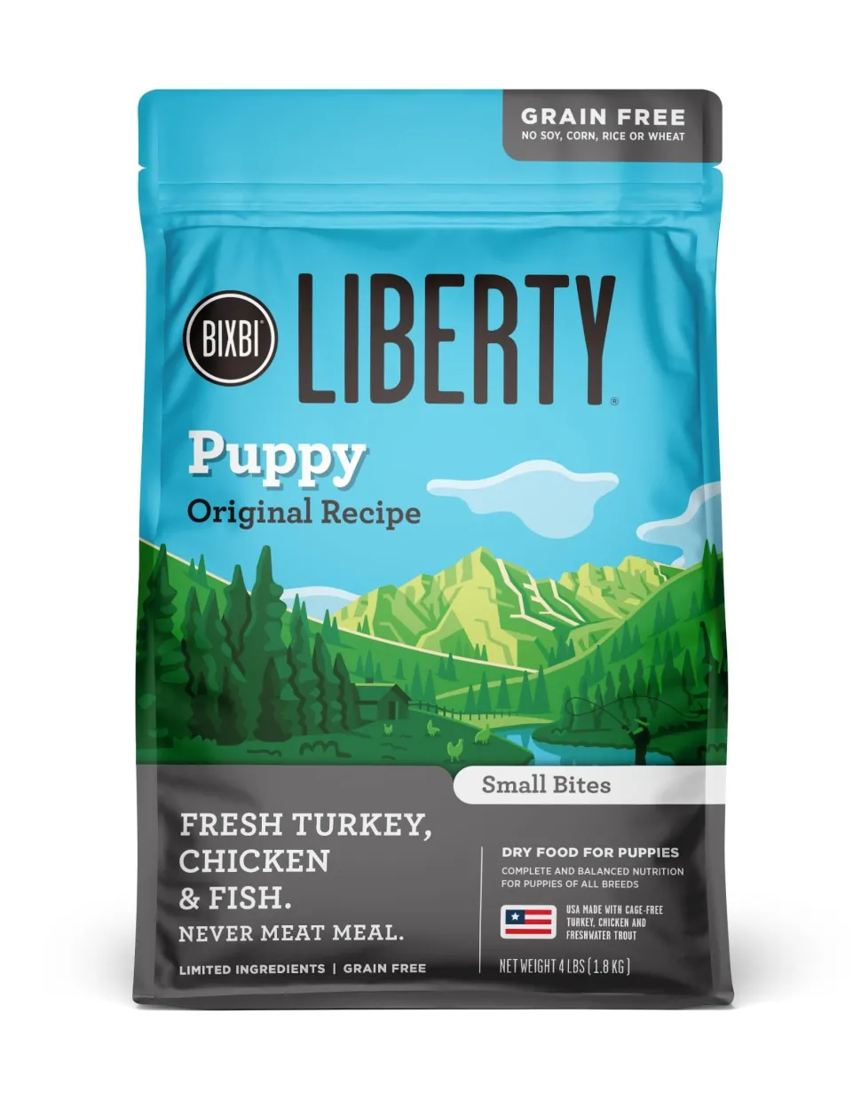 Bixbi Liberty Limited Ingredient Diet Original Puppy Dry Dog Food - 4 Lbs