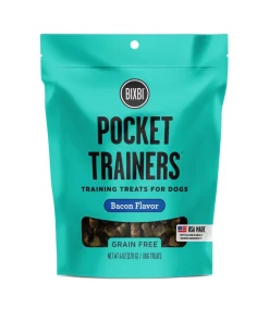 Bixbi Pocket Trainers Bacon Soft and Chewy Training Dog Treats - 6 Oz