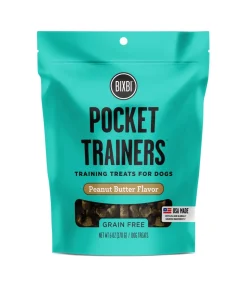 Bixbi Pocket Trainers Peanut Butter Soft and Chewy Training Dog Treats - 6 Oz