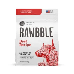 Bixbi Rawbble Beef Freeze-Dried Dog Food - 12 Oz