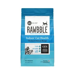 Bixbi Rawbble Chicken and Salmon Indoor Dry Cat Food - 10 Lbs