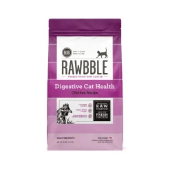 Bixbi Rawbble Chicken Digestive Health Dry Cat Food - 10 Lbs