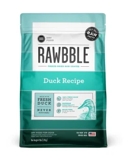 Bixbi Rawbble Duck Recipe Dry Dog Food - 4 Lbs