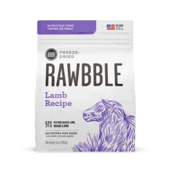 Bixbi Rawbble Lamb Freeze-Dried Dog Food - 12 Oz