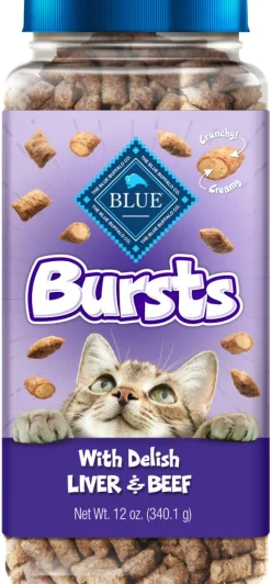 Blue Buffalo Bursts Filled Chicken Liver & Beef Cat Treats