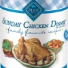 Blue Buffalo Family Favorites Chicken Dinner Wet Dog Food Trays - 12.5 Oz - Case of 12