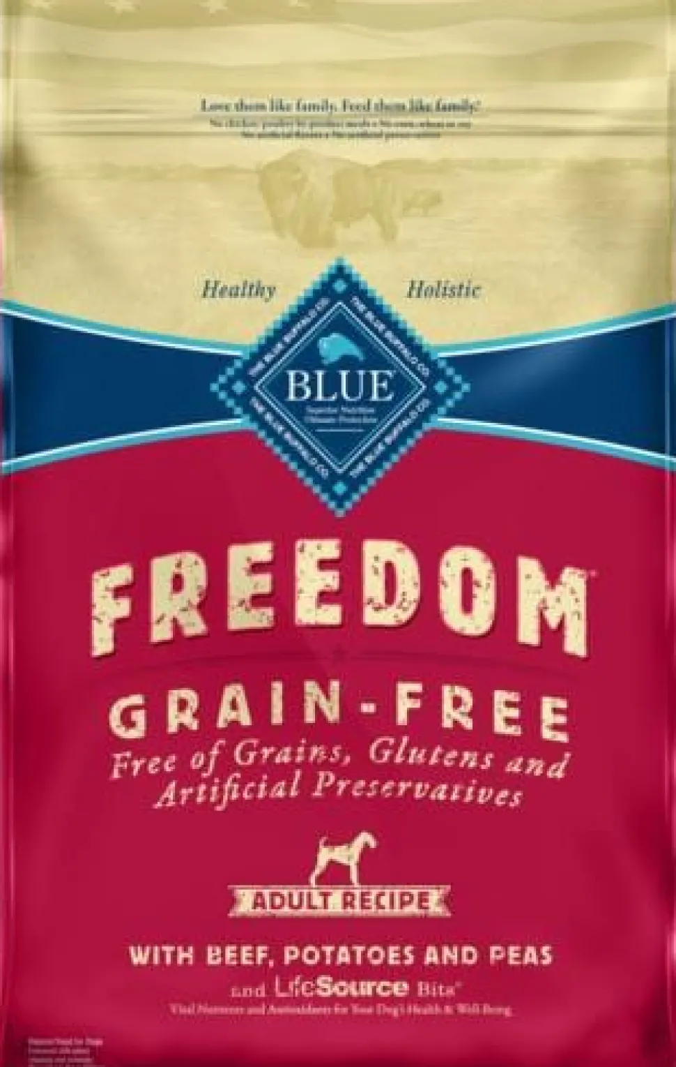 Blue Buffalo Freedom Grain-Free Adult Beef Recipe Dry Dog Food