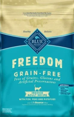 Blue Buffalo Freedom Indoor Fish Recipe Dry Cat Food - 11 Lbs