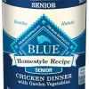 Blue Buffalo Homestyle Recipe Senior Chicken and Veggie Canned Dog Food - 12.5 Oz - Case of 12
