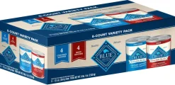 Blue Buffalo Homestyle Recipe Adult Chicken and Beef Canned Dog Food - Variety Pack - 8 Count