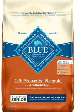 Blue Buffalo Life Protection Chicken & Brown Rice Recipe Large Breed Senior Dry Dog Food