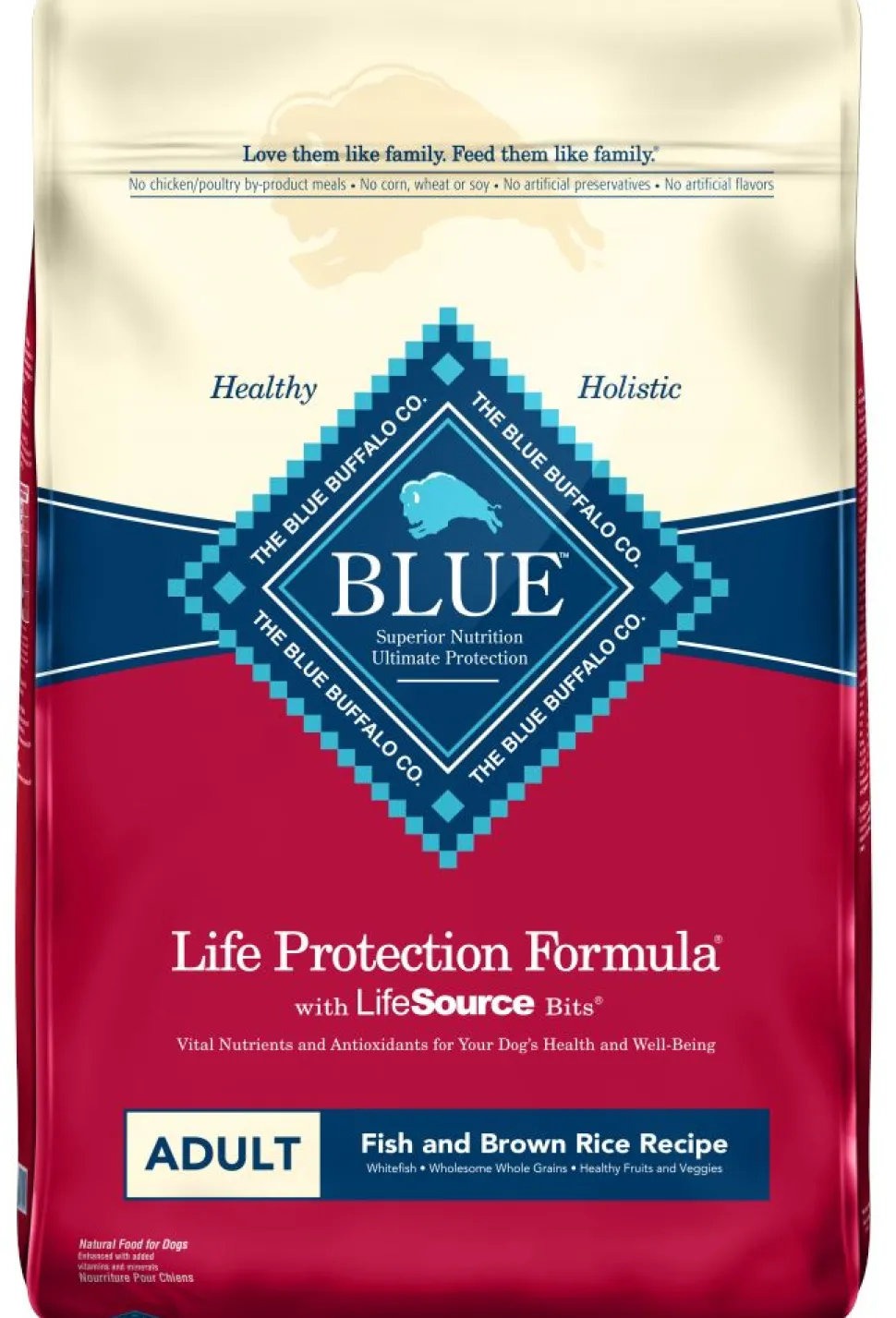 Blue Buffalo Life Protection Natural Fish & Brown Rice Recipe Adult Dry Dog Food