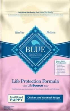 Blue Buffalo Life Protection Natural Chicken & Oatmeal Recipe Small Breed Puppy Dry Dog Food