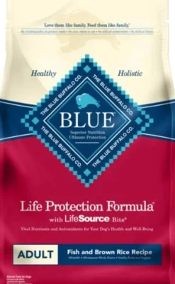 Blue Buffalo Life Protection Formula Adult Fish and Brown Rice Dry Dog Food