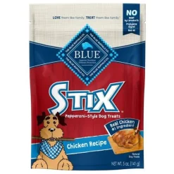 Blue Buffalo Stix Natural Soft-Moist Chicken Dog Treats - 5 Oz