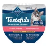 Blue Buffalo Tasteful Spoonless Singles Adult Salmon Pate Wet Cat Food - 2.6 Oz - 10 Trays