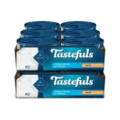 Blue Buffalo Tastefuls Kitten Natural Chicken Canned Cat Food - 3 Oz - 6 Count - 4 Pack