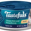 Blue Buffalo Tastefuls Natural Pate Ocean Fish & Tuna Entree Wet Cat Food
