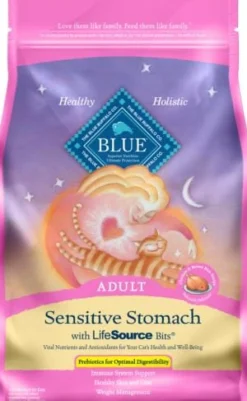 Blue Buffalo Tastefuls Natural Adult Sensitive Stomach Chicken Dry Cat Food
