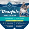 Blue Buffalo Tastefuls Savory Singles Tuna Entrée in Gravy Wet Cat Food - 2.6 Oz - 10 Trays
