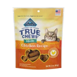 Blue Buffalo True Chews Natural Stix Chicken Chewy Cat Treats - 3 Oz