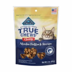 Blue Buffalo True Chews Natural Alaskan Pollack Chewy Cat Treats - 3 Oz