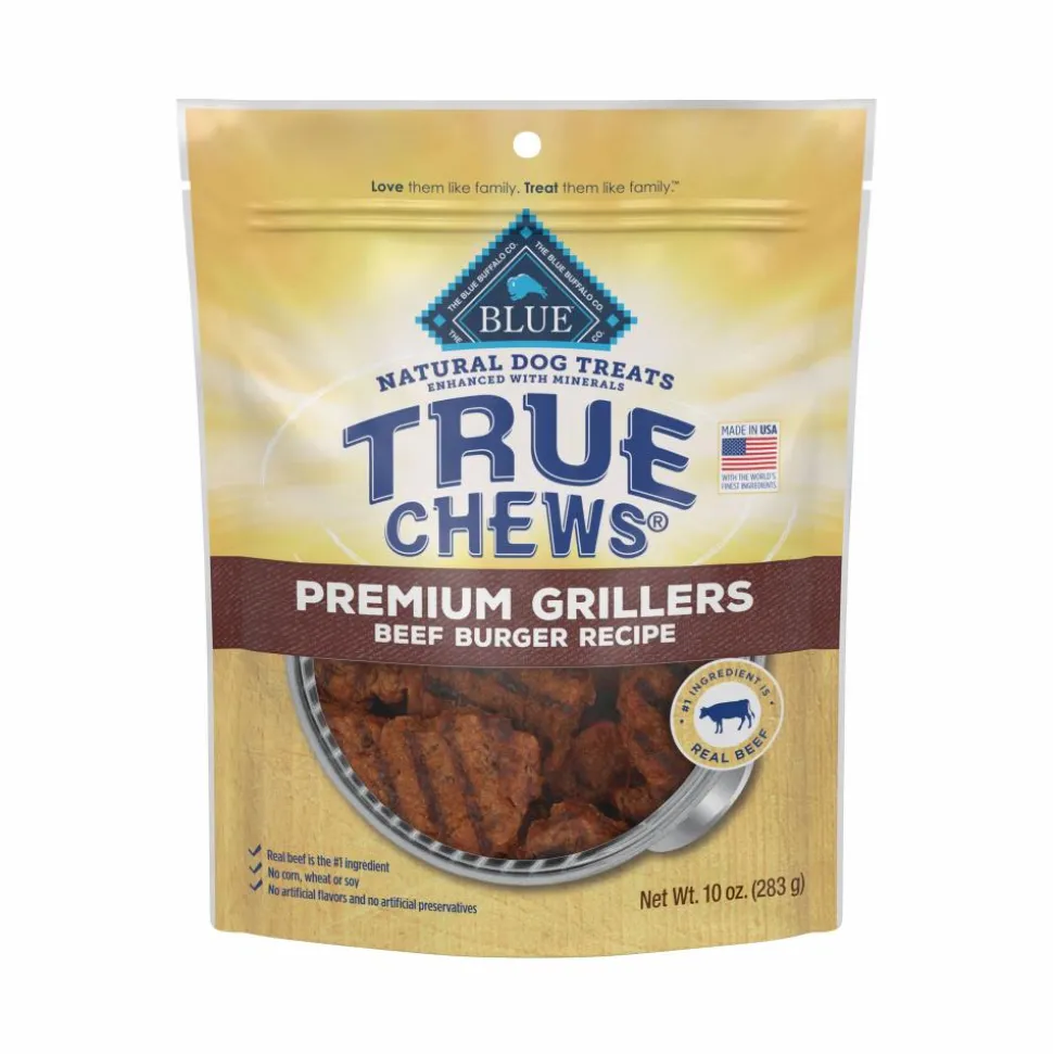 Blue Buffalo True Chews Natural Burger Jerky Dog Treats - 10 Oz