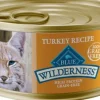 Blue Buffalo Wilderness Adult High-Protein Grain-Free Turkey Pate Wet Cat Food - 5.5 Oz - Case of 24