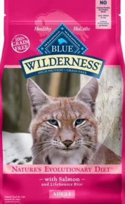 Blue Buffalo Wilderness Adult High-Protein Salmon Dry Cat Food