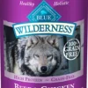 Blue Buffalo Wilderness Adult High-Protein Grilled Beef and Chicken Canned Dog Food - 12.5 Oz - Case of 12