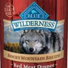 Blue Buffalo Wilderness Adult Grain-Free Rocky Mountain Red Meat Canned Dog Food - 12.5 Oz - Case of 12