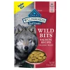Blue Buffalo Wilderness Bits Trail Treats Grain-Free High-Protein Soft-Moist Salmon Dog Treats - 10 Oz