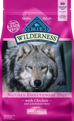 Blue Buffalo Wilderness Grain Free High Protein Chicken Recipe Adult Small Breed Dry Dog Food