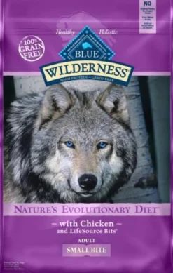 Blue Buffalo Wilderness Grain Free Natural Chicken Recipe High Protein Adult Small Bite Dry Dog Food