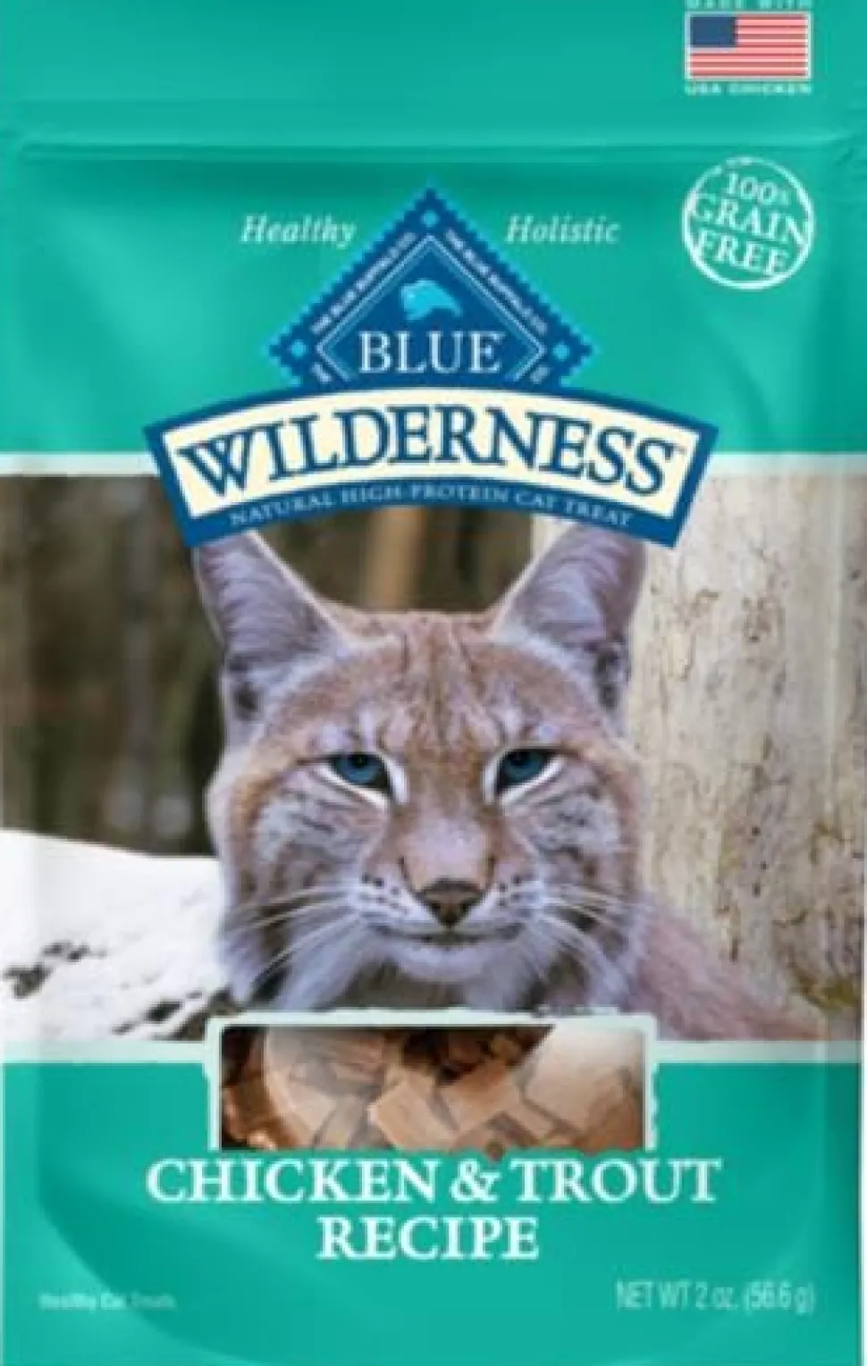 Blue Buffalo Wilderness Grain Free Chicken and Trout Cat Treats