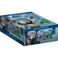 Blue Buffalo Wilderness Grain-Free Chicken and Duck Wet Dog Food Tray - Variety Pack - 3.5 Oz - 12 Count