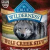Blue Buffalo Wilderness High-Protein Wolf Creek Stew Beef Stew in Gravy Canned Dog Food - 12.5 Oz - Case of 12