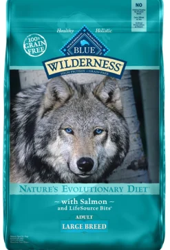 Blue Buffalo Wilderness High Protein Salmon Recipe Large Breed Dry Dog Food