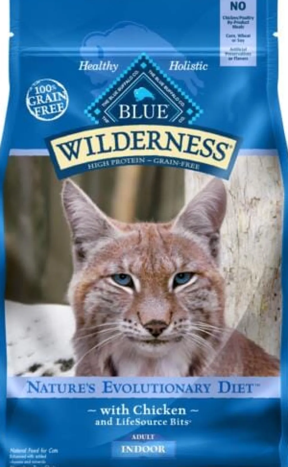 Blue Buffalo Wilderness Indoor Adult High-Protein Chicken Dry Cat Food - 2 Lbs