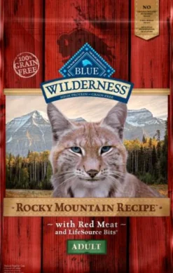 Blue Buffalo Wilderness Rocky Mountain Adult Dry Cat Food - 10 Lbs