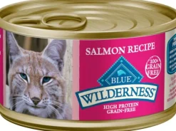 Blue Buffalo Wilderness Salmon Recipe Canned Cat Food - 3 Oz - Case of 24