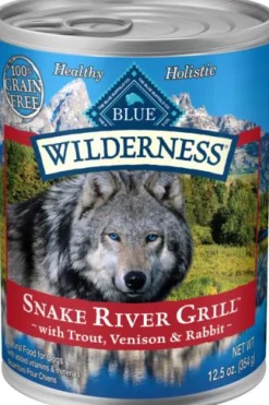 Blue Buffalo Wilderness Snake River Dry Dog Food - 12.5 Oz - Case of 12
