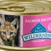 Blue Buffalo Wilderness Salmon Kitten Canned Cat Food - 3 Oz - Case of 24