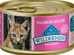 Blue Buffalo Wilderness Salmon Kitten Canned Cat Food - 3 Oz - Case of 24