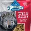 Blue Buffalo Wilderness Trail Treats Wild Bites High-Protein Grain-Free Salmon Soft and Chewy Dog Treats - 4 Oz