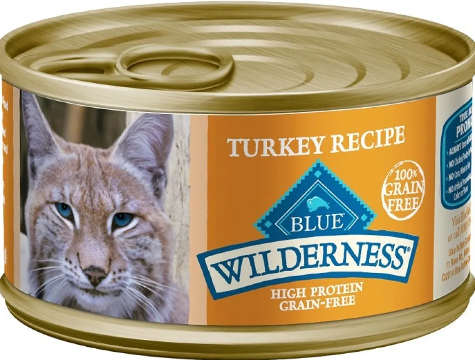 Blue Buffalo Wilderness Turkey Recipe Canned Cat Food