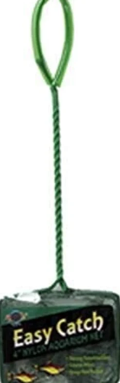 Blue Ribbon Easy Catch Coarse Mesh Nylon Aquarium Net Green - 4 In