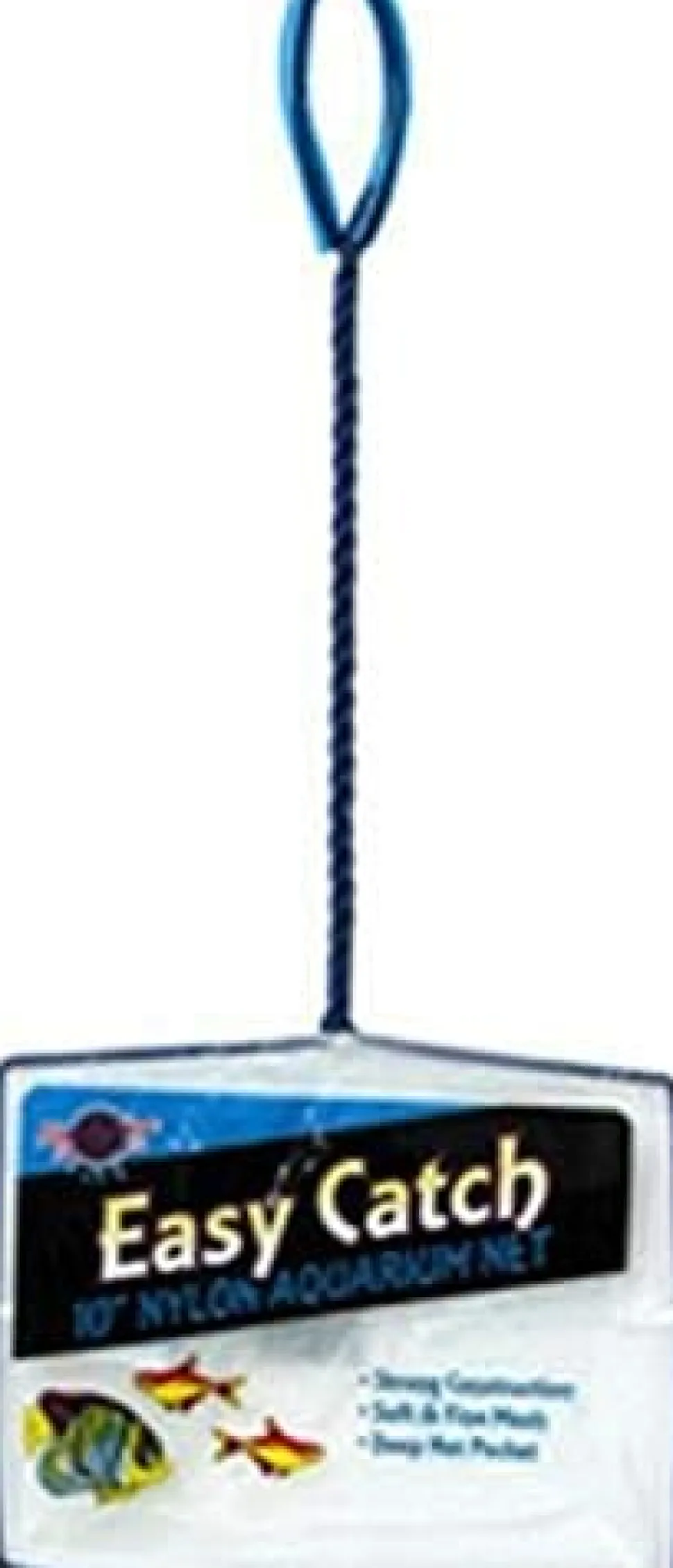 Blue Ribbon Easy Catch Fine Mesh Nylon Aquarium Net Blue - 10 In